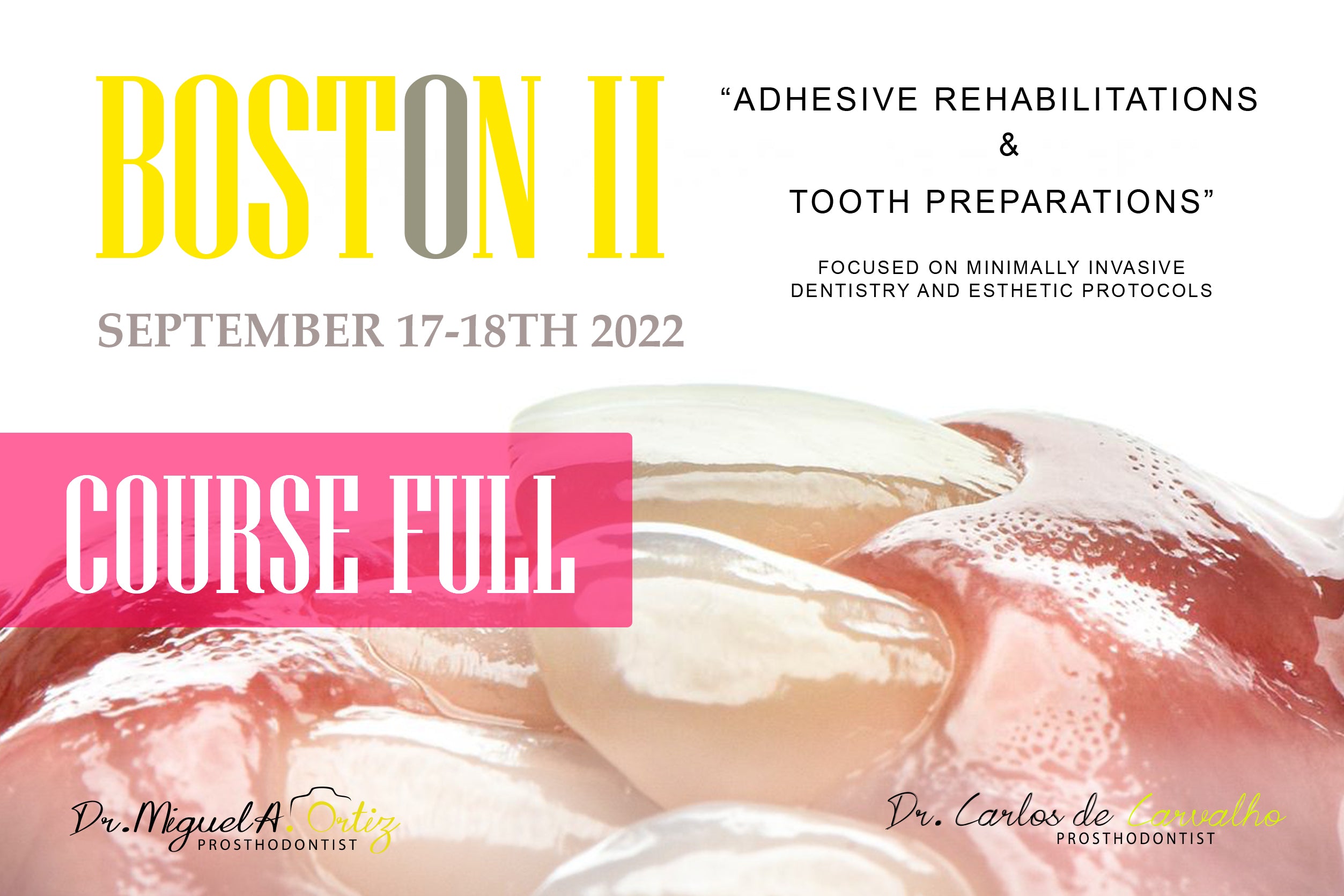 Boston II - Saturday & Sunday September 17-18, 2022